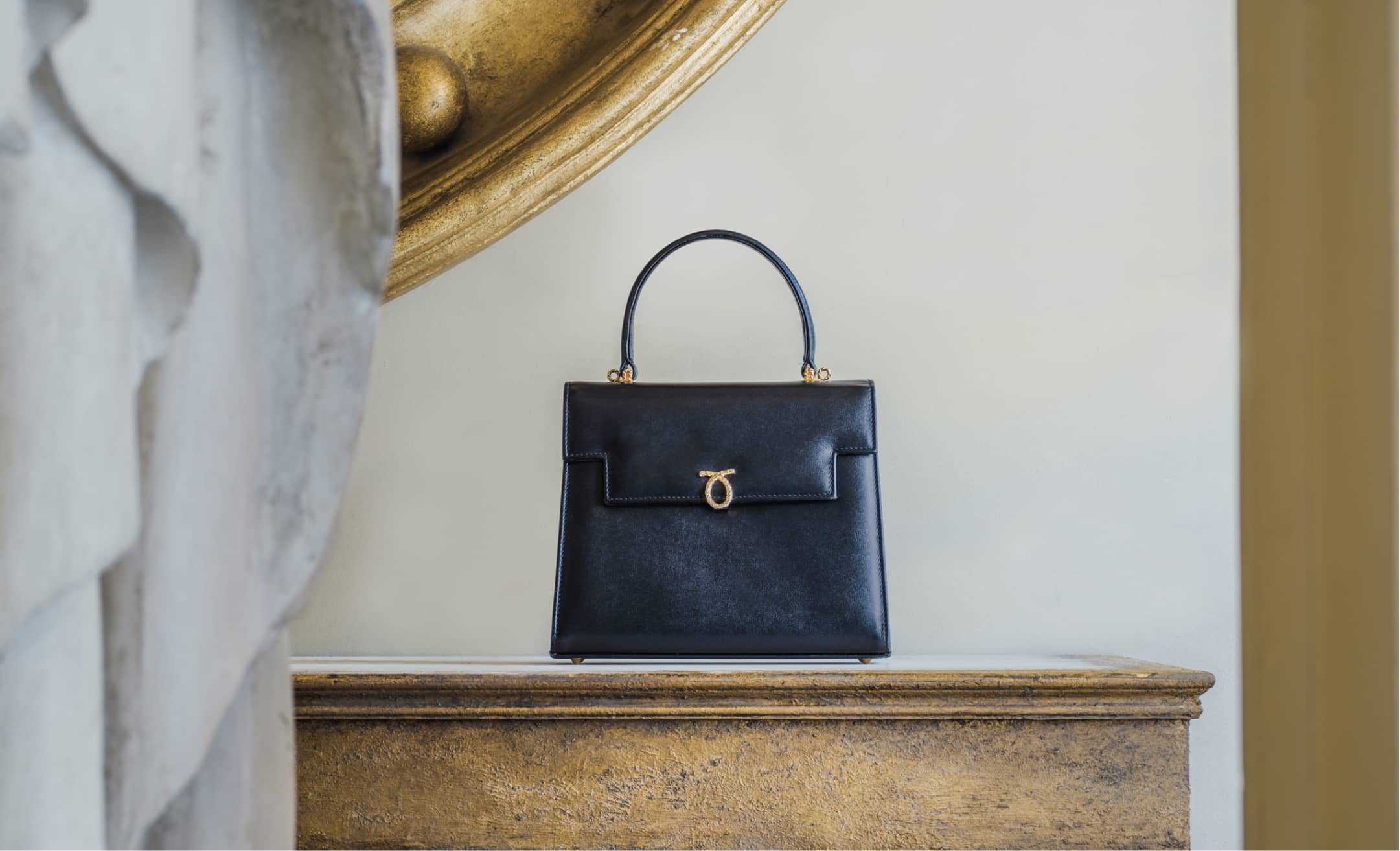 Vintage Launer Handbag , Handbag Maker Of Her Majesty The Queen, Black  Leather
