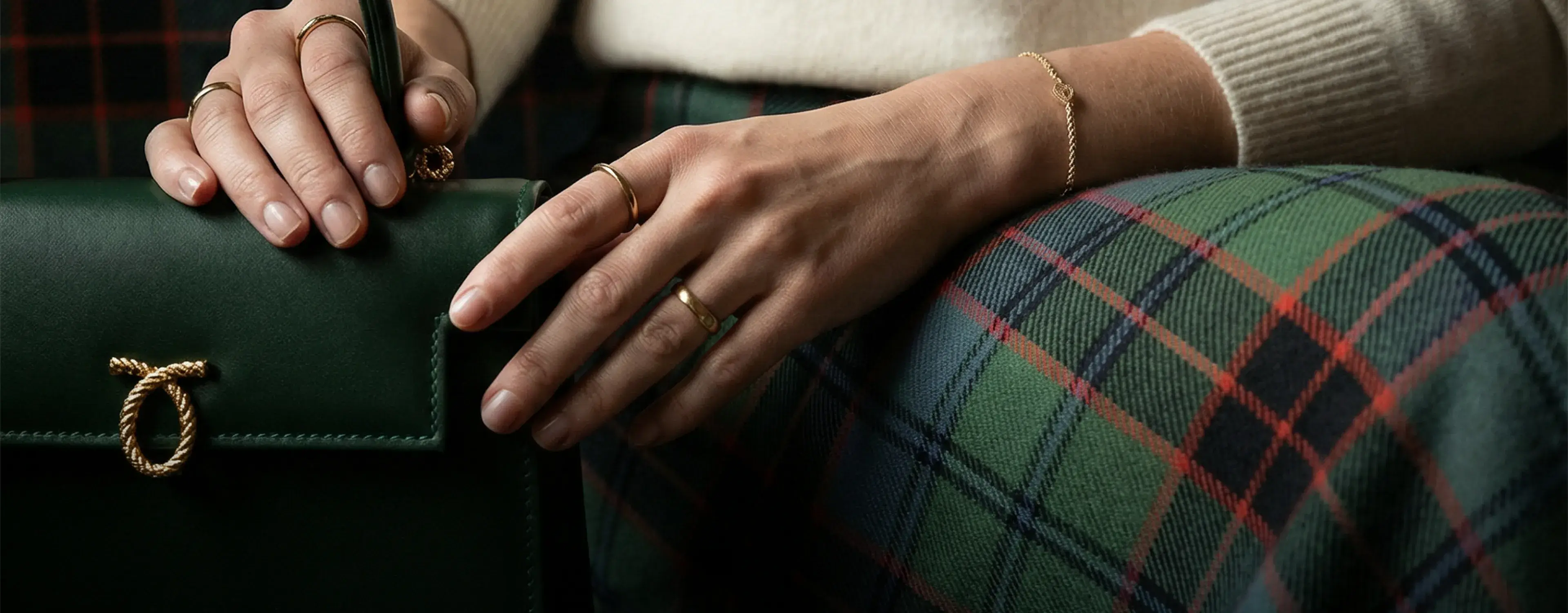Royal Collection Trust x Launer Old Ancient Stewart campaign