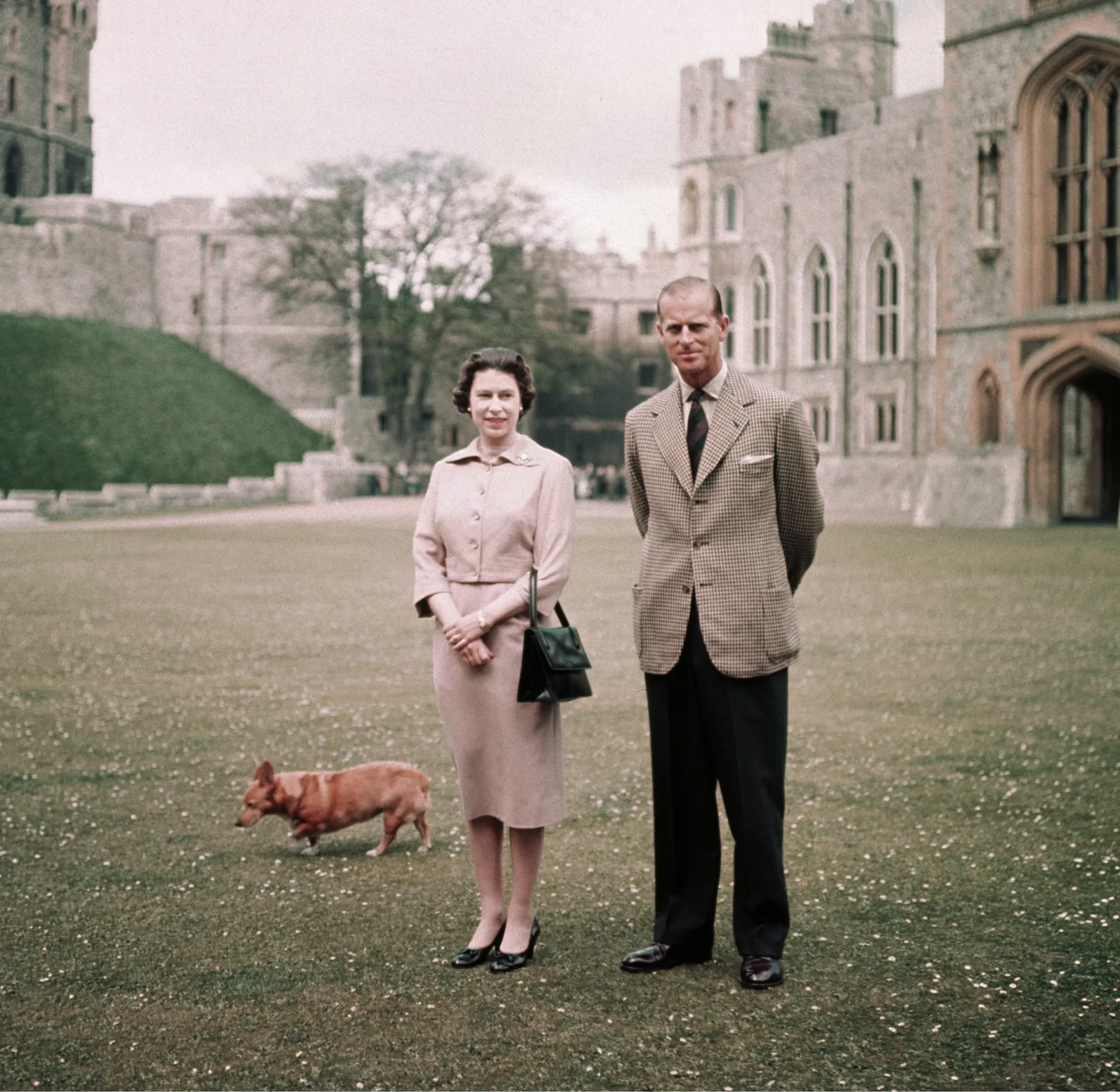 Queen Elizabeth II and the Duke of Edinburgh at Windsor Castle